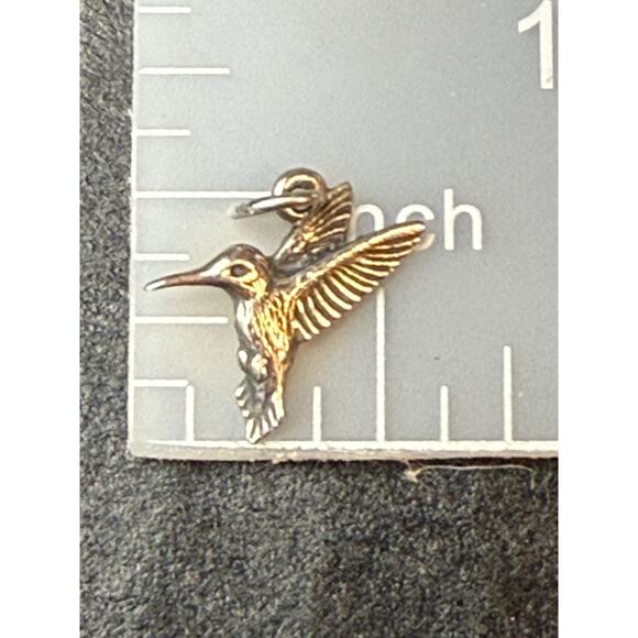James Avery Hummingbird Charm Dangle Sterling Silver 1/2" Mini - Picture 5 of 5